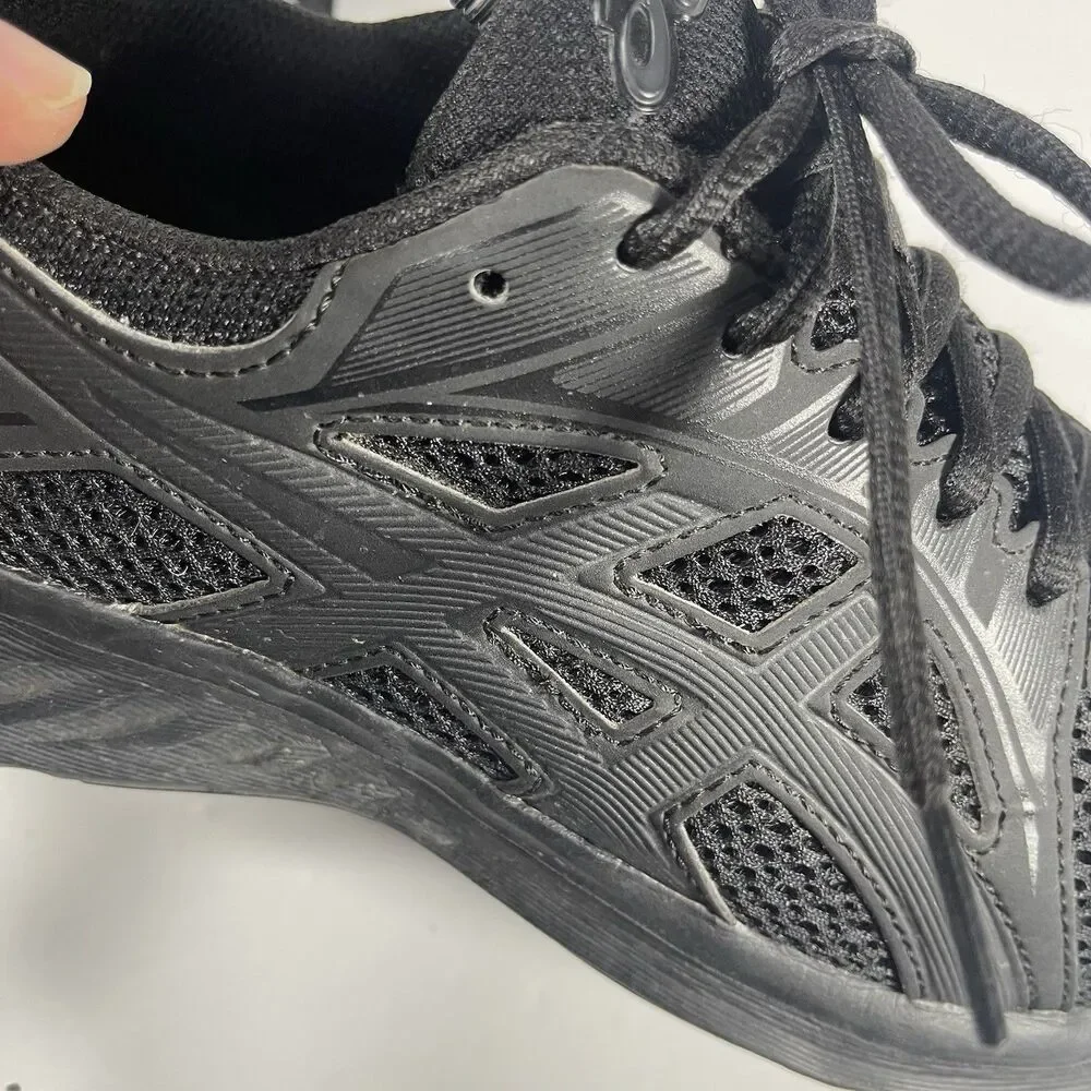 ASICS GEL-Contend 5 Mens Shoes Size 9.5 Triple Black Running Sneakers 1011A167 - Picture 9 of 11
